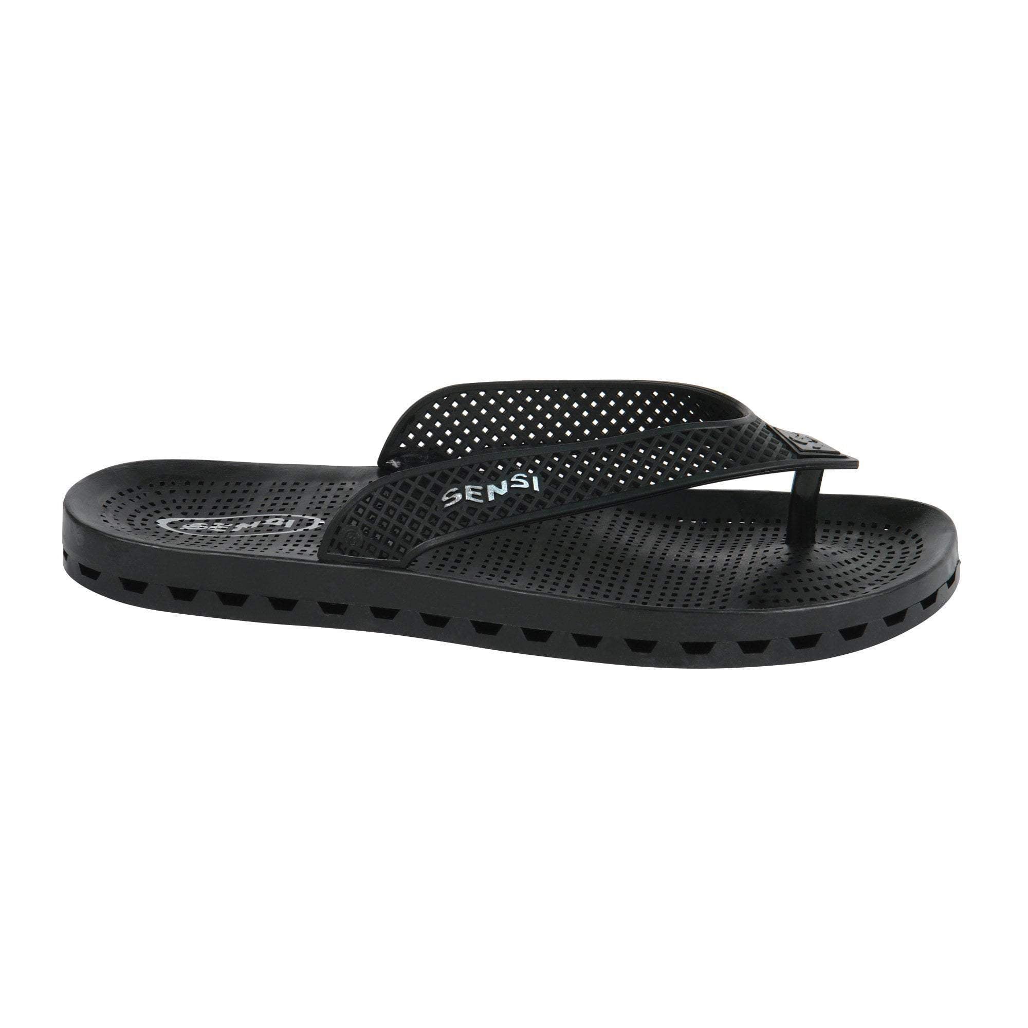 Sensi Sandals, Wave London, Black, Size 10