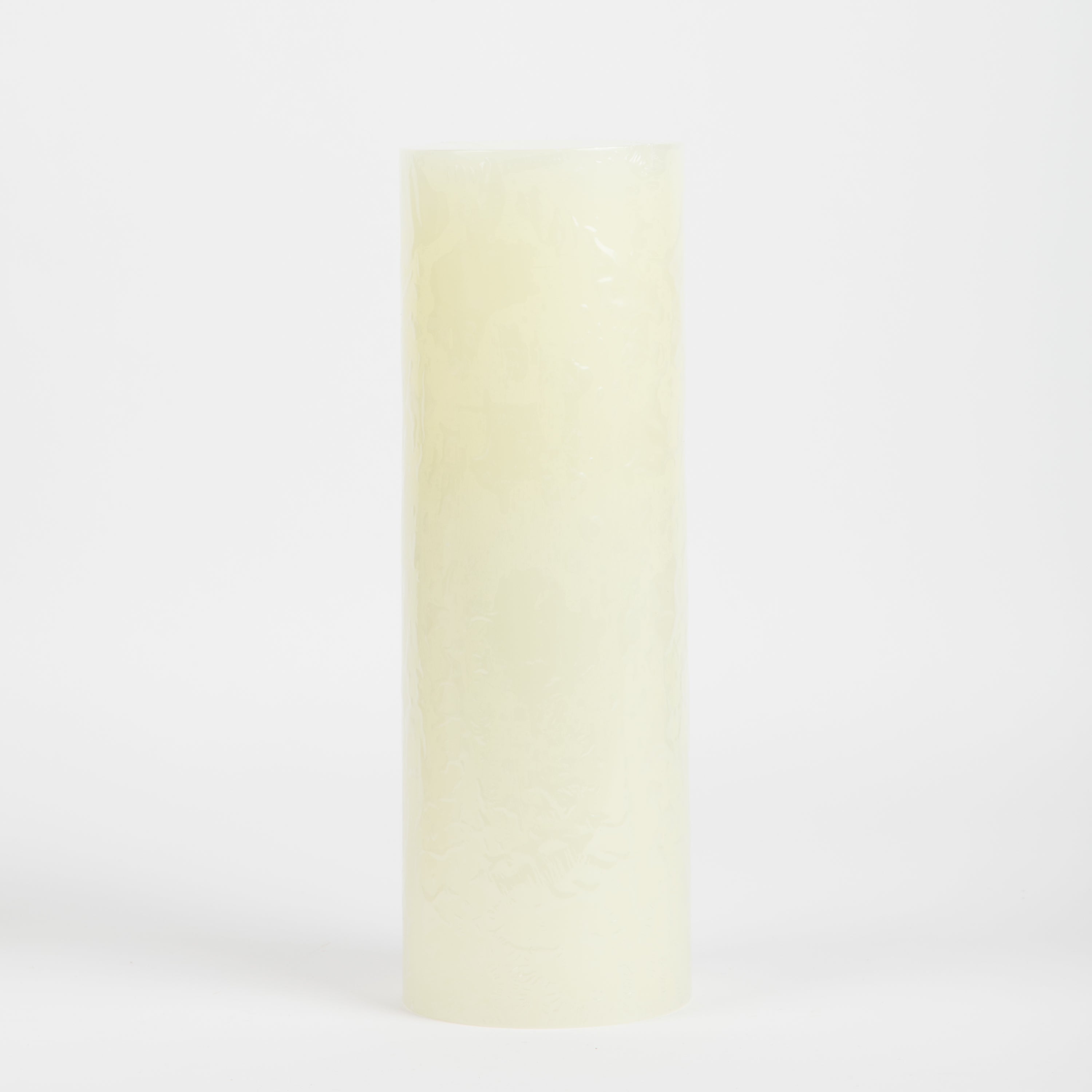 Flameless Candle, Round 10", Champagne
