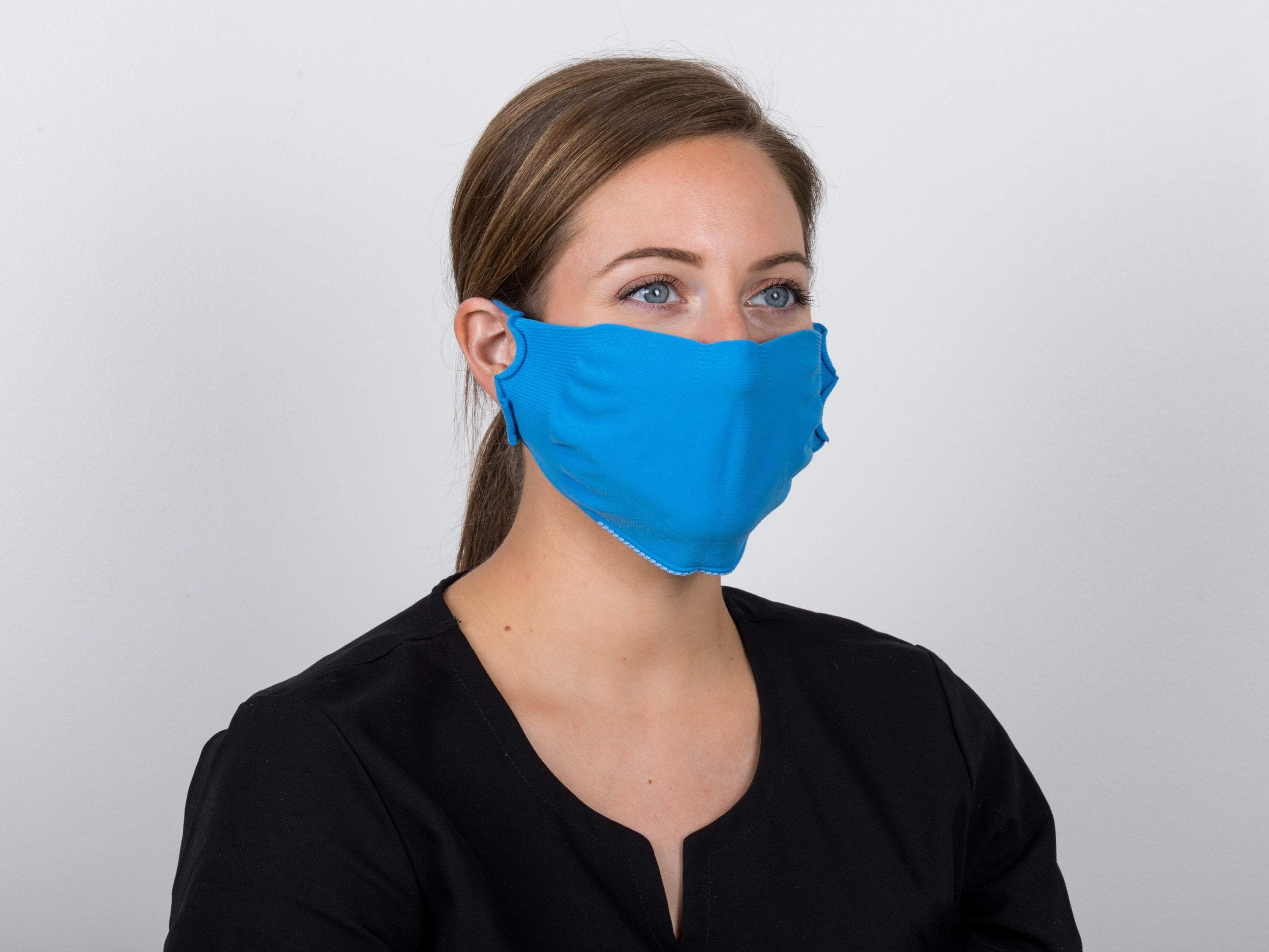Face Masks & Eyewear Royal Blue 2-Ply Seamless Face Mask, 6 Pack