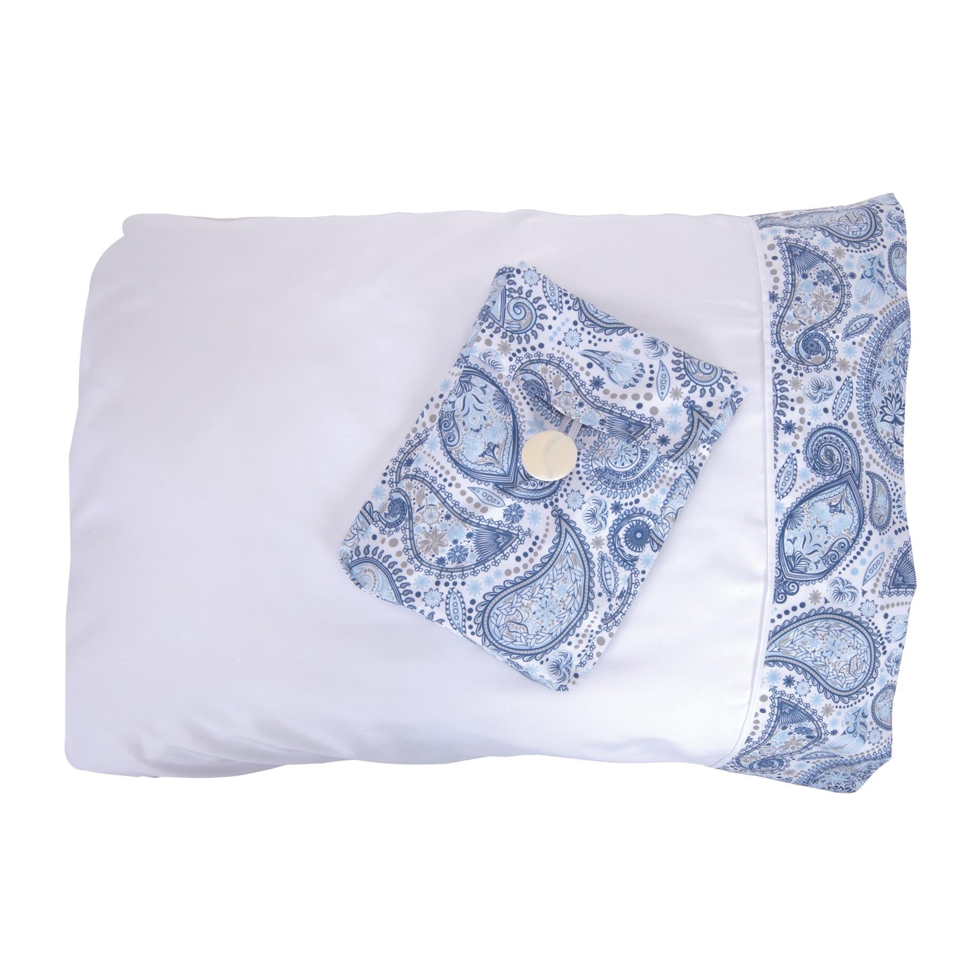 Home & Linens White Sapphire / Queen Sposh Retail Paisley Pillow Cs