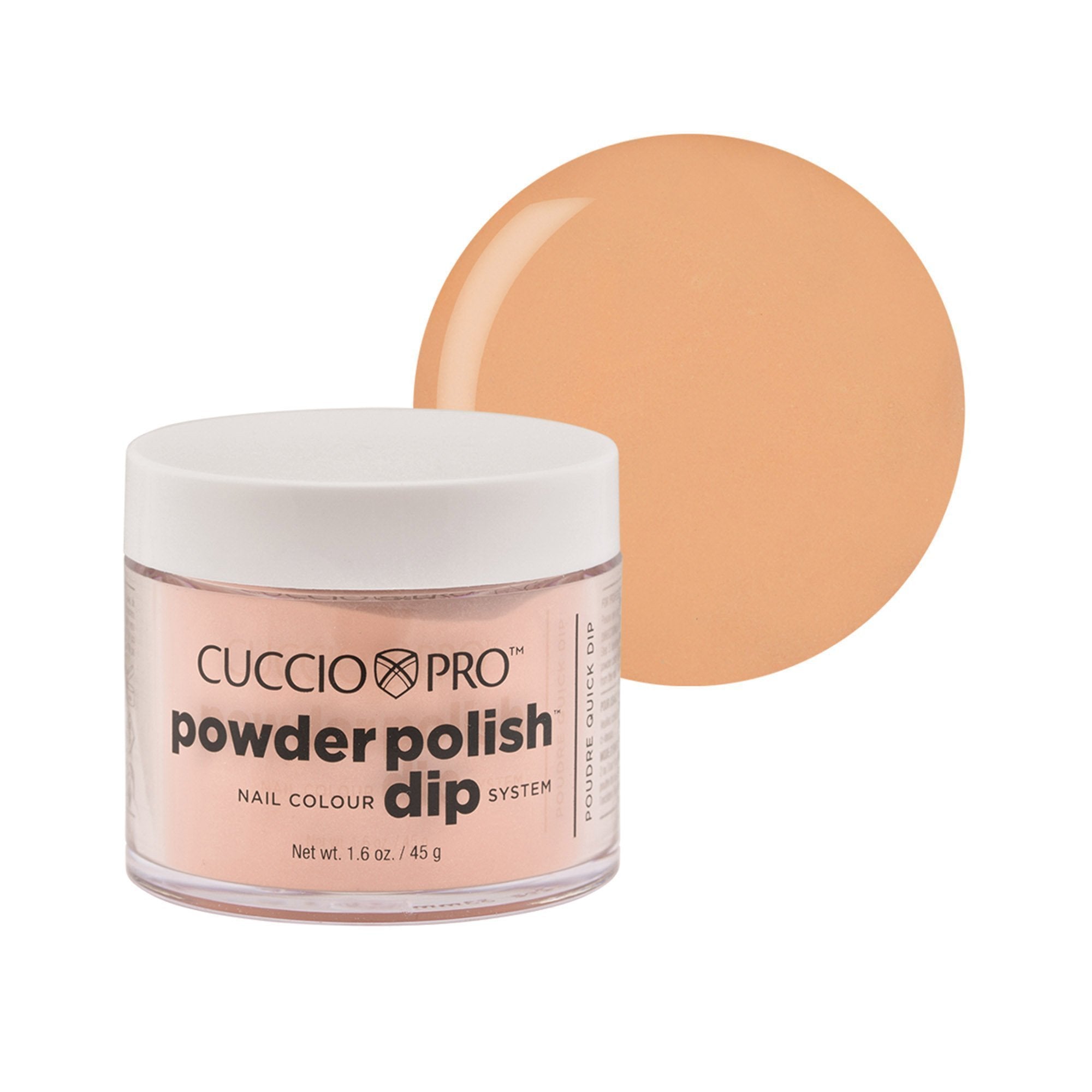 Powder Polish / Dip Polish Flattering Peach Cuccio Pro Dipping Powder